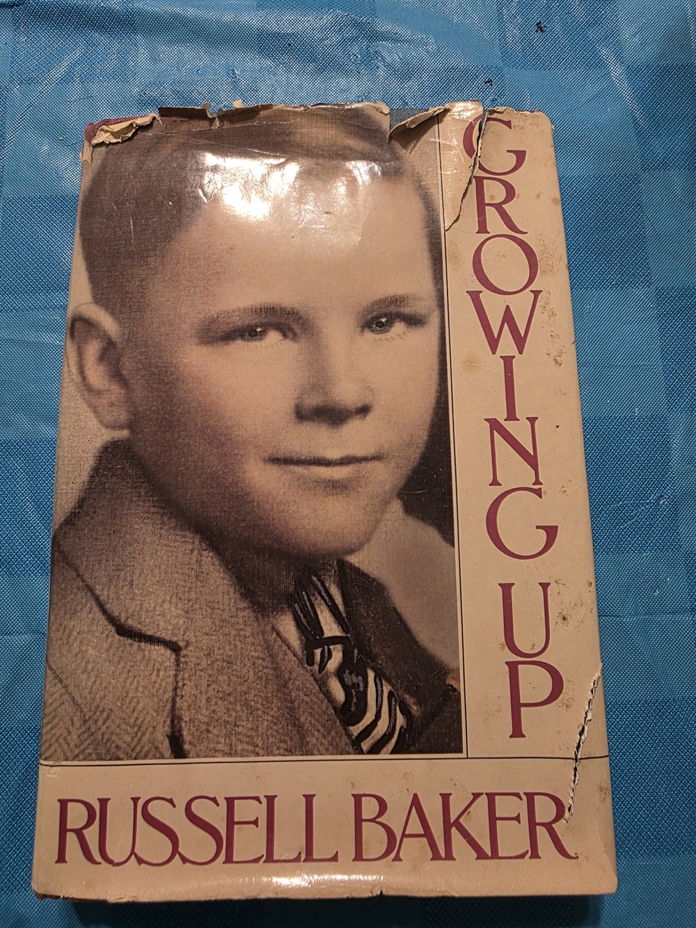 Growing Up - By Russell Baker Pulitzer Prize Winner.  Autographed Copy From 1982